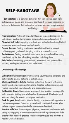 How To Avoid Self Sabotage, Self Sabotaging, Understanding Emotions, Self Work, Healing Journaling, Mental Health Facts, Self Care Bullet Journal, Mental Health Therapy, Writing Therapy