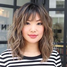 Medium Length Hair With Bangs, Modern Shag Haircut, Hair Color Asian, Bronde Balayage, Bangs With Medium Hair, Styles Women, Shag Hairstyles, Shag Haircut, Trendy Hair