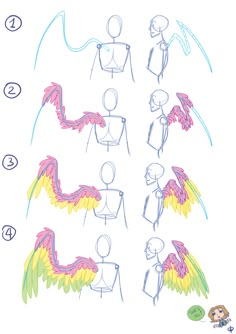 how to draw an angel with wings step by step drawing instructions for children and adults