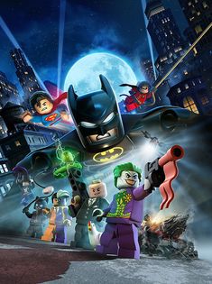 the lego batman movie poster is shown