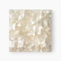 an abstract white background with small triangles