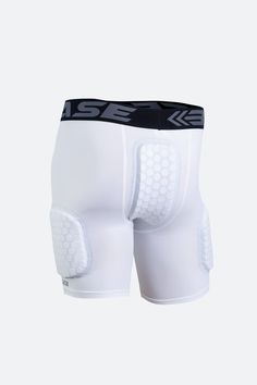 the white boxer shorts with black accents