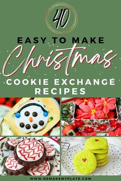 easy to make christmas cookie exchange recipes