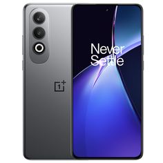 the oneplus phone is shown in grey and blue, with an extra camera