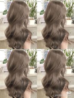 Milk Tea Balayage, Milky Brown Hair, Beige Hair Color, Brown Hair Inspiration, Hair Color Asian, Hair Color Underneath