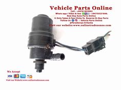 an image of a vehicle parts online advertisment on the side of a white background