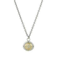 Adel Chefridi Seeds of Harmony Diamond Necklace | Quadrum Gallery Yellow Gold Necklace, Oval Pendant, Diamond Pendant Necklace, White Diamonds