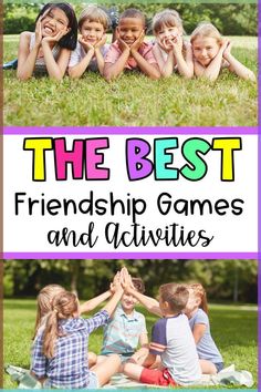 the best friends games and activities for kids to play in the park or on the lawn