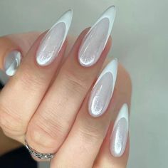 Nails Press, Nagel Tips, Nails Tips, Her Nails, White Nail, Nail Art Hacks, Floral Nails, False Nail, Artificial Nails