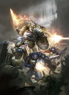 Warhammer 40k Factions, 40k Ultramarines, Arte Cyberpunk