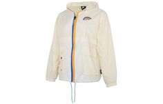 AS W NSW ICON CLASH Jacket COCONUT MILK DJ5375-111 Autumn Lights, Athleisure Casual, Light Yellow, Nike Sportswear, Coconut Milk, Hooded Jacket, Athleisure, Coconut, Milk