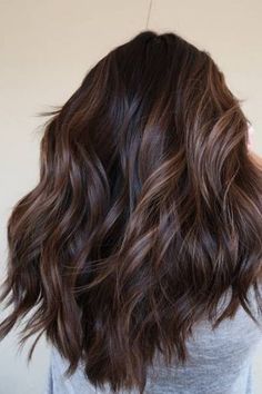 Brunette Color Ideas Fall, Brown Low Maintenance Hair, Low Lights Vs Balayage, Womens Dark Hair Color, Easy Brunette Hair Color, Low Maintenance Highlights Brunettes Dark Brown, Brunette Hair Coloring, Brunette Fall Highlights, Chilli Chocolate Hair Colour