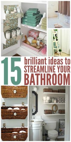 the top five bathroom storage ideas to streamline your bathroom design and make it look like you're on vacation