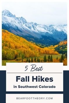 fall hikes in southwest colorado