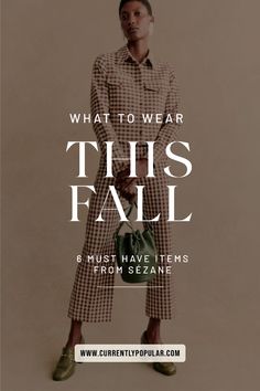 Get inspired by the best Sézane outfits to wear this fall. From versatile work outfits to cozy weekend styles, these pieces are perfect for any occasion. Learn how to style Sézane's latest collection and create effortless looks. Cozy Weekend, Stylish Footwear, Outfits To Wear, What To Buy, Next Fashion, Cozy Cardigan, Weekend Style, Fall Shoes