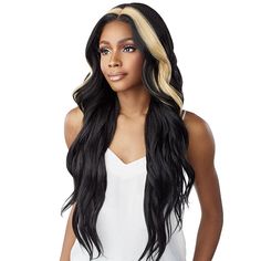 Sensationnel Vice Synthetic HD Lace Wig - VICE UNIT 12 COLOR SHOWN ON MODEL: HB1/27, HB1/PINK, HBCOPPER/1, HBRED/1, HB27/1MATERIAL: Synthetic HairTYPE: HD Lace WigLENGTH: 30"HEAT SAFE: YesDESCRIPTION: Long, beach wavy style with layers HD Lace for flawless blending Pre-plucked hairline with a natural density and baby hairs Deep and wide hand-tied parting Comes in trendy Money piece and Flamboyage colors Sensationnel Vice Unit 12 FEATURES HD Lace Pre-plucked, Natural Density Seamless hairline wit Highlight Colors, Heat Protectant Hair, Hd Lace Wig, Wavy Style, Hair Lotion, Baby Hairs, Wig Stand, Styling Cream, Hair Cream