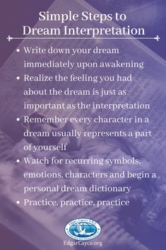 Dream Interpretation Symbols, Dream Psychology, Edgar Cayce, Dream Dictionary, Dream Images, Energy Healing Spirituality