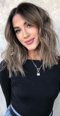 Brown Hair Colour Shades, Hair Colour Shades, Brown Hair Colour, Brown Hair Color Shades, Rambut Brunette, Colour Shades, Short Brown Hair, Brown Hair With Blonde Highlights, Brown Hair Balayage