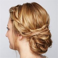 Click here to view a larger version! Hairstyles For Special Events, Chignon Hairstyle, Big White Dress, Grad Hairstyles, Prom Hair Ideas, Hairstyles Formal, Braided Chignon, Teacher Hair, Hair Styling Ideas