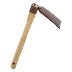 The Zenport J603 extra strong, professional carbon treated steel garden hoe has a exceptionally heavy-duty, 5 in. x 3.25 in., earth piercing blade head. This Japanese style hand cultivator and weeding hoe is precisely balanced for 1-handed use. Engineered to commercial standards with a 15 in. hand selected ash wood treated handle, this hoe has found use with miners and prospectors as well as gardeners. Hand Cultivator, 100 Acre Wood, Digging Tools, Outdoor Cleaning, Antique Tools, Outdoor Tools, Farm Gardens, Ash Wood, Long Handles