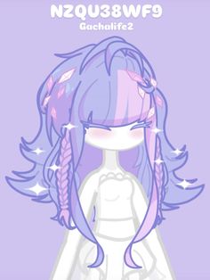 #gacha #gachalife #gachaclub #gachalife2 #hair #hairtyles #haircare #haircolor #hairgoals #cute #avatar #OC #nice #style #designs #pudding #chocolatepudding #purple #pastel #purplehair Cute Avatar, Gl2 Codes, Avatar Oc, Purple Pastel, Nice Style, Pastel Purple