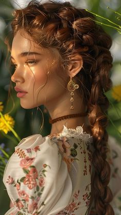 Plat Hairstyles, Plats Hairstyles, Portraits Digital Art, Women In Art, Sunshine Photos, Easy Hacks, Artwork Modern, Art Female, Model Face