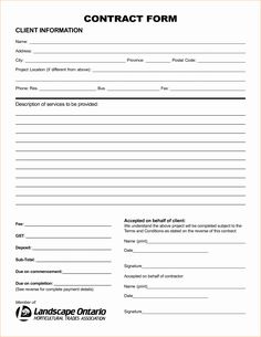 a form for an application to contact with someone