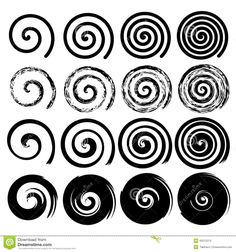 black and white swirls set on white background stock photo, images and royalty photos