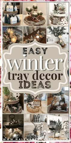 Bring cheer to your home with this festive winter decor. From cozy fires to sumptuous dinners, this dining room has everything you need to enjoy the season. Cozy Winter Decor