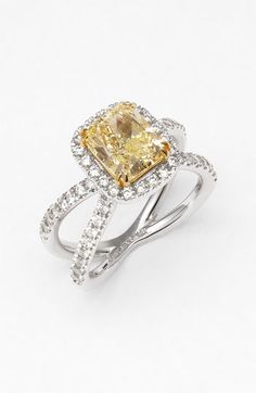 Bony Levy Fancy Yellow Diamond Ring (Nordstrom Exclusive) | Nordstrom Tanishq Jewellery, Fancy Yellow Diamond Ring, Jewellery Shops, Yellow Diamond Ring, Yellow Diamonds Engagement, Yellow Diamond Engagement Ring, Bony Levy, Yellow Diamond Rings