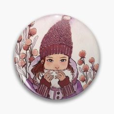 Get my art printed on awesome products. Support me at Redbubble #RBandME: https://www.redbubble.com/i/pin/Inktober2019-Girl-wearing-winter-clothes-by-whya/54696302.NP9QY?asc=u Cotton Totes, Cotton Tote Bags, Clothes Pins