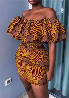 ✴️ The Ankara fabric used is 100% cotton ✴️ It will be made to suit your exact measurement ✴️ The production process takes 3-5 business days while Shipping takes 4-5 business days ✴️ We ship through DHL express Please feel free to start an Etsy conversation if you have an inquiry ✴️ Design can be altered, kindly send me an etsy conversation in this regard. ✴️ In case you need more fabric options aside what have been listed, kindly send me a message. ✴️ Sizing When placing your order, pick the si Yellow Cotton Dress With Batik Print, Yellow Batik Print Dresses, Ankara Fabric Mini Dress For Summer, Summer Ankara Mini Dress, Summer Mini Dress In Ankara Fabric, Summer Short Sleeve Ankara Mini Dress, Summer Short Sleeve Mini Dress In Ankara Fabric, Fitted Knee-length Dress With Batik Print, Fitted Short Sleeve Ankara Mini Dress