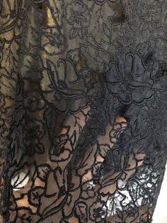 Nicole Miller 100% Silk Lace Dress 6 Party Prom Tulle Gold Underlay Strapless Silk Lace Dress, Silk Lace, Dress Picture, Nicole Miller, Lace Dress, Dress Outfits, Prom, Silk, Things To Sell