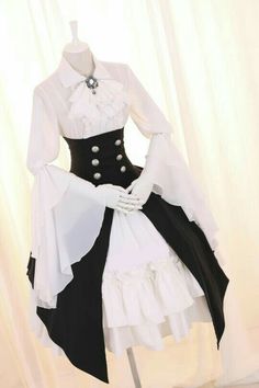 Old Fashion Dresses, Amazing Outfits, Fantasy Dress, Inspired Outfits, Kawaii Clothes, Fantasy Fashion, Cosplay Outfits, Rave Outfits, Lolita Dress