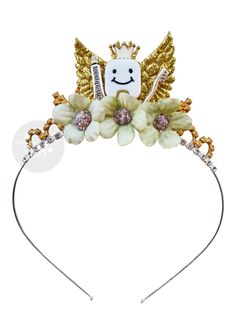 The ultimate accessory to complete your tooth fairy costume- dazzling Tooth fairy crown headband make you shine like true fairy!It's perfect for your Tooth Fairy Halloween costume, Tooth Fairy cosplay outfit, and Ideal as a photo prop for baby Tooth Fairy photoshoot.Transform your Halloween costume into a magical masterpiece with our stunning Rhinestone Tooth Fairy Crown!Ideal for Tooth Fairy costumes for all ages comfort for both children and adults ,designed to add a touch of magic and eleganc Tooth Fairy Halloween, Tooth Fairy Costumes, Tooth Crown, Fairy Photoshoot, Fairy Cosplay, Fairy Halloween Costumes, Custom Crown, Fairy Crown, Soft Headbands