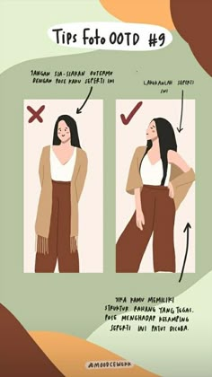 the instructions for how to wear pants and scarves in an animated video game,