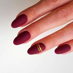 Matte Burgundy Nails Designs ❤ 40+ Fantastic Burgundy Nails For Super Stylish Ladies ❤ See more ideas on our blog!! #naildesignsjournal #nails #nailart #naildesigns #nailscolors #burgundynails #burgundynailcolors #burgundycolors Matt Burgundy Nails, Matte Burgundy Nails, Burgundy Nail Art, Burgundy Nail Polish, Nail Polish Design, Burgundy Nail Designs, Botanic Nails, Orchid Nails, Accent Nail Designs