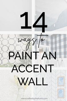 Want to update your home on a budget? Add an accent wall using paint! Check out these 14 wall painting ideas. Great for living rooms or adding an accent wall to a bedroom or office! Accent Wall Office Paint, Accent Painting Ideas, Accent Wall Painting Designs, Painted Wall Patterns Diy, Diy Laundry Room Accent Wall, Wall Patterns With Paint Bedroom, Living Room Wall Painting Designs, Painted Wall To Look Like Wallpaper, Abstract Tape Painting Accent Walls