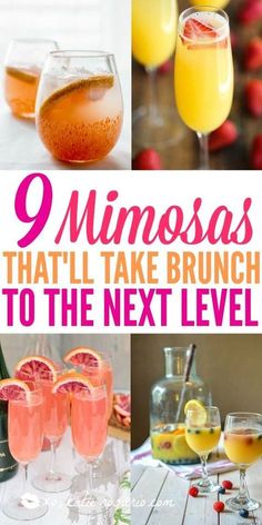 the 9 most delicious mimosas that you must try to make your own drink