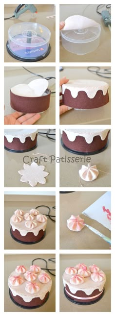 how to make a cake with fondant and icing - step by step instructions