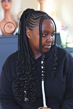 Conrows Lines And Braids 2024, Spiral Braids, Conrows Lines And Braids, Cornrows For Girls, Visor Hairstyles, Plait Styles, Hair Braid Designs, Cornrows Styles