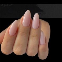 #nails Easy Simple Almond Nails, Translucent Pink Nails Almond, Neutral Almond Nails Classy Simple, Wedding Guest Nails Ideas Classy Acrylic, Almond Nails Nude Color, Nails Light Colors, Bridesmaid Manicure, Pointed Almond Nails, Extra Short Almond Nails