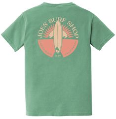 Joe's Sunset Scene Garment-Dyed Pocket Tee Stunning Sunset, Like Green, Beach Lovers, Pocket Tshirt, Laguna Beach, Surf Shop, Dyed Fabric, Pocket Tee, Beach Life