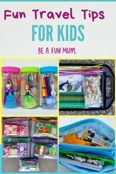 Tips for Keeping Kids Occupied While Travelling – Be A Fun Mum Travel Lego Kit, Travel Sensory Bin, Activity Bags For Kids Travel, Travel Activity Kits For Kids, Travel Kits For Kids Car Rides, Travel Crafts For Kids, Diy Travel Toys, Travel Activities For Toddlers