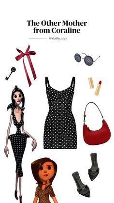 an image of clothes and accessories for dolls