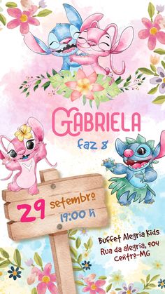 an advertisement for the children's book called gabrila faz, featuring cartoon characters