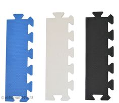 three different types of foam floor mats