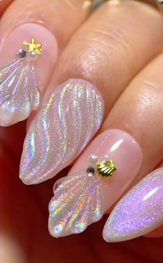 Sea Nails, December Nails, Makeup Nails Art, Subtle Nails, Goth Nails, Cat Eye Nails, Cute Acrylic Nails, Perfect Nails, Trendy Nails