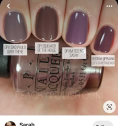 Opi Squeaker Of The House, January Nail Colors 2023, Nail Polish Swatches, Fancy Nails