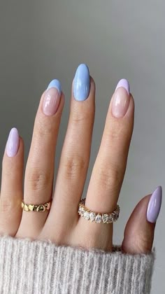 White Nails Summer, Design White Nails, Nails Transparent, Nails Rainbow, Transparent Nails, Simple Acrylic Nails, Nails Summer Nails, Top Nail, Rainbow Nails